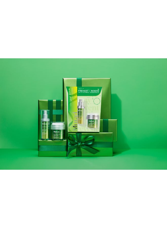 Murad Prevent + Renew Retinol Essentials Kit | Anti-Aging Skincare Set with Retinol Serum, Renewal Cream & Protective Moisturizer | Smooths Wrinkles & Supports Skin Renewal - Image 4